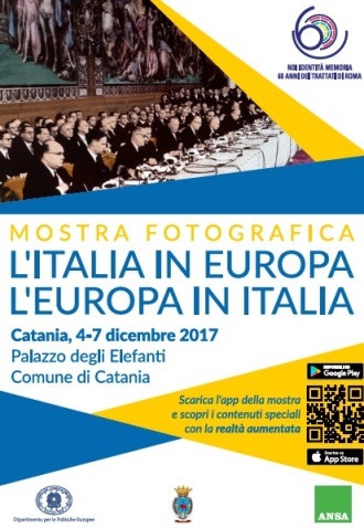 "L'Italia in Europa - L'Europa in Italia", Catania ospita la mostra dedicata ai 60 anni dei Trattati di Roma