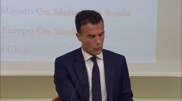 Conferenza stampa Boschi-Gozi "Infrazioni, frodi, aiuti di Stato UE 2014-2017: risultati e risparmi record"