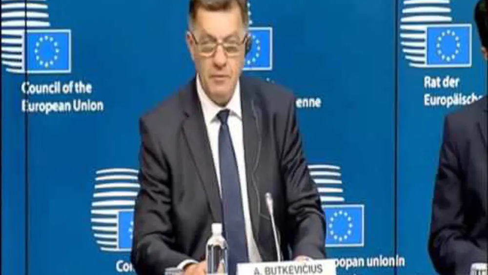 Conferenza stampa di Gozi - Consiglio Affari generali