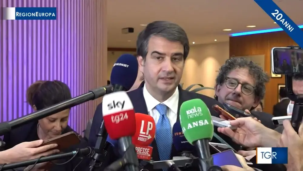 Ministro Fitto a Tgr RegionEuropa Ministro Fitto a Tgr RegionEuropa