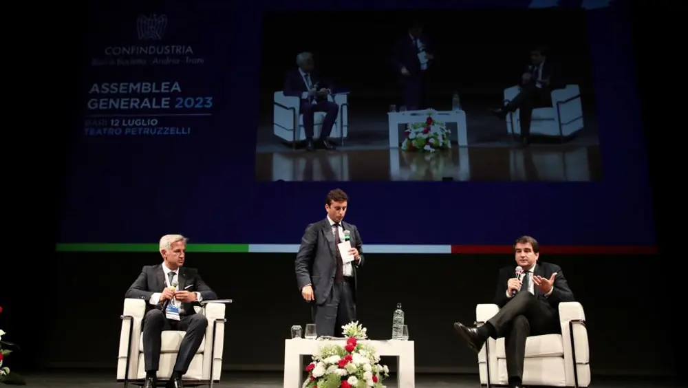Intervento all'Assemblea Generale 2023 di Confindustria di Bari e Barletta-Andria-Trani Intervento all'Assemblea Generale 2023 di Confindustria di Bari e Barletta-Andria-Trani