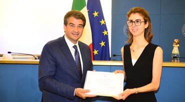 Raffaele Fitto e Alessandra Stofella