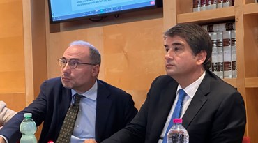 Il Ministro Raffaele Fitto e il direttore generale di Assonime, Stefano Firpo
