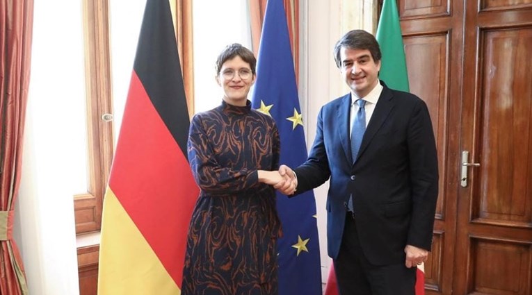 Ministro Fitto incontra Ministro tedesco per l'Europa ed il Clima, Anna Luhrmann