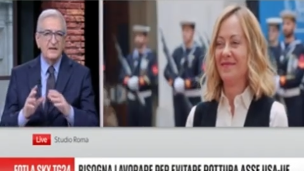 Ministro Foti ospite di Sky TG24 Economia