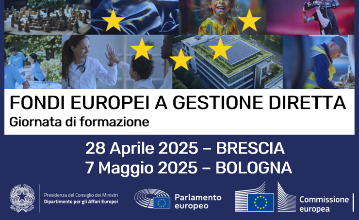 Fondi europei a gestione diretta, seminari a Brescia e Bologna